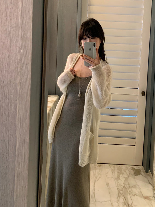 Mohair V-neck Cardigan R31141