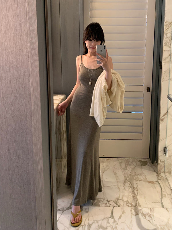 U-neck Slip Dress R31131