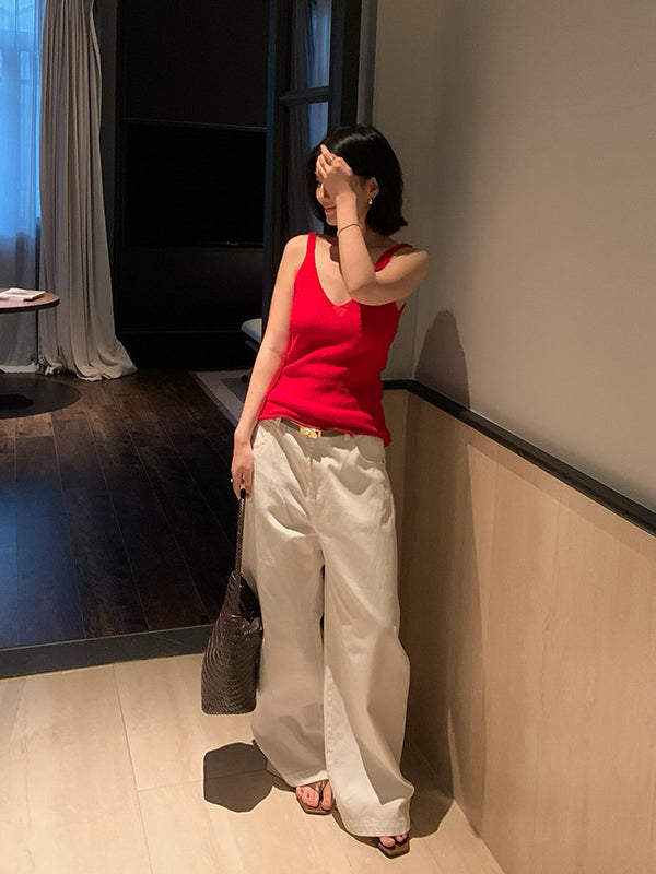 V-neck Knit Vest R31117