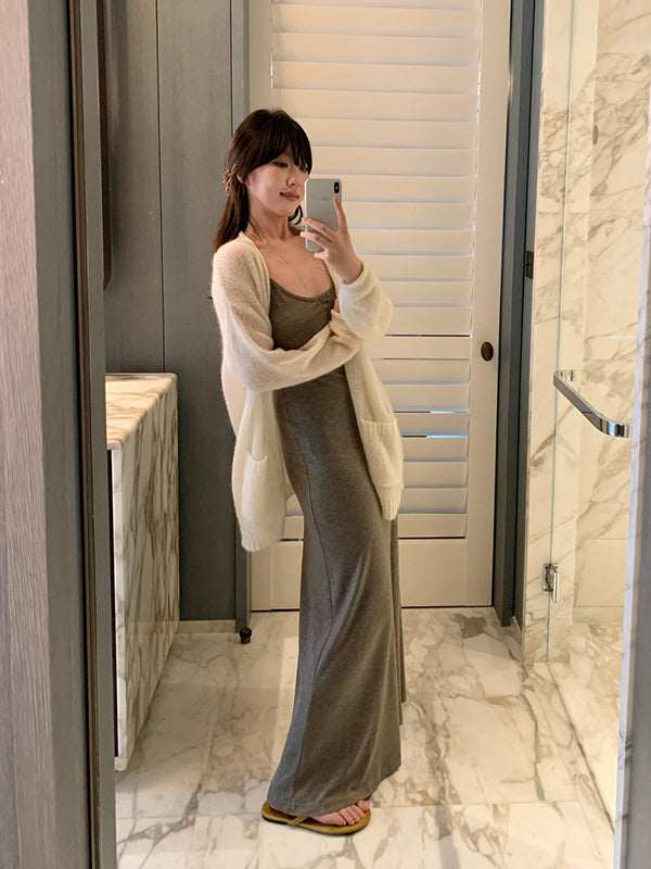 U-neck Slip Dress R31131