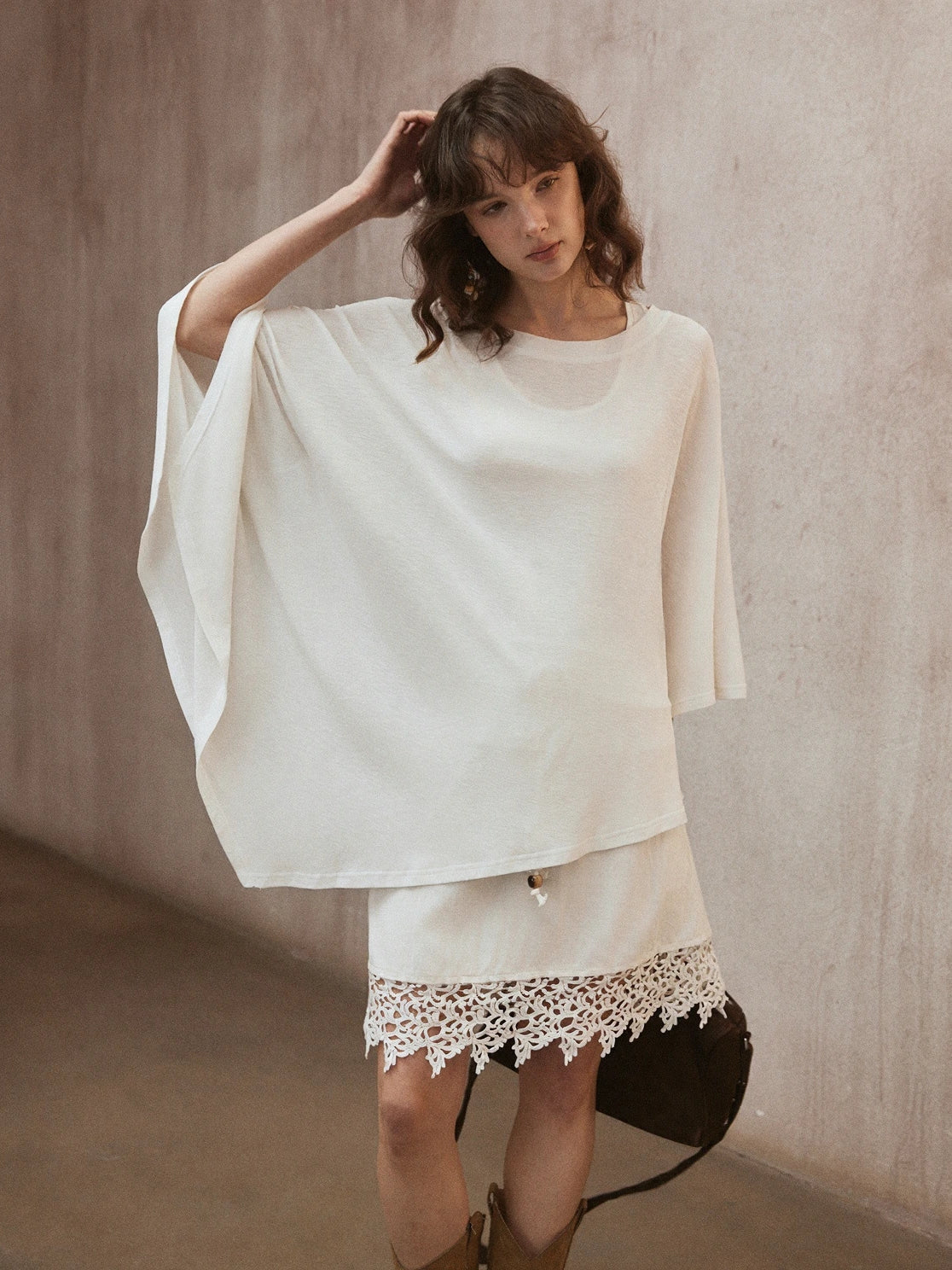 High Waist A-line Skirt R31097