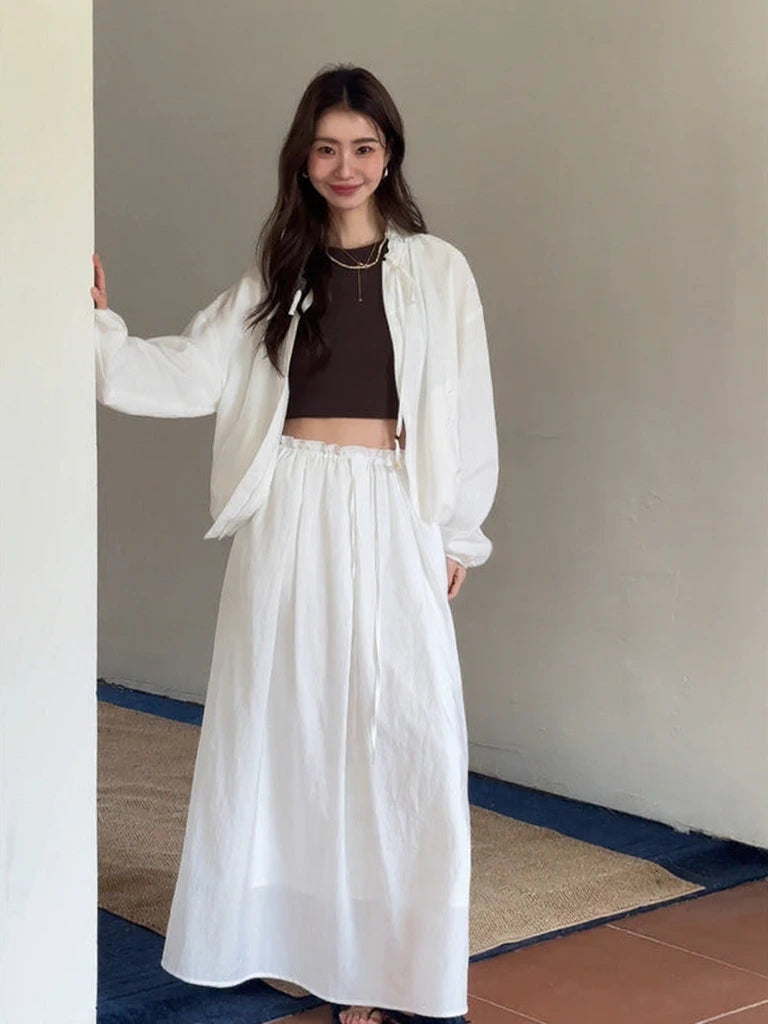 Elegant A-line Skirt R31071