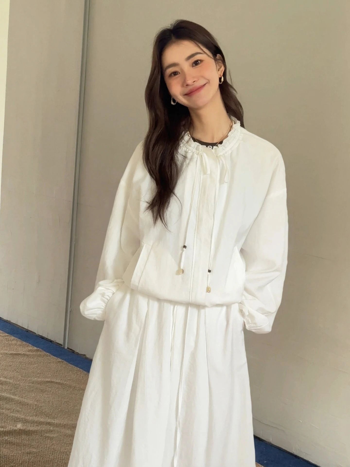 Lace-Up Casual Jacket R31043