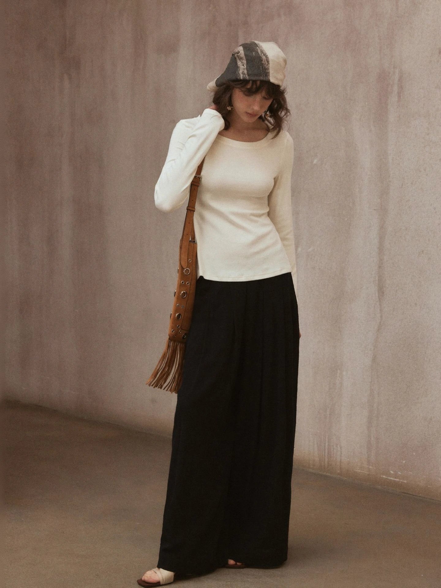 Casual Wide Leg Pants R31003