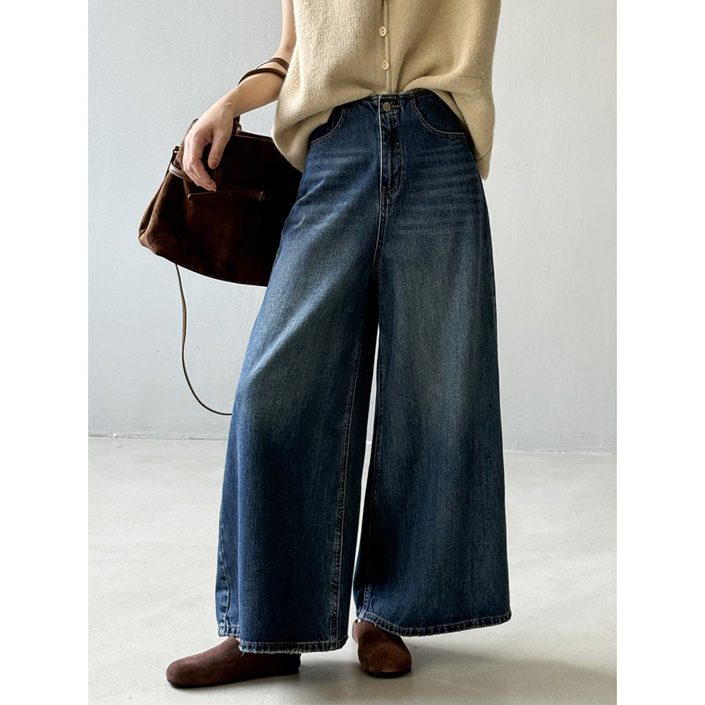 Wide Leg Jeans Women RH012999