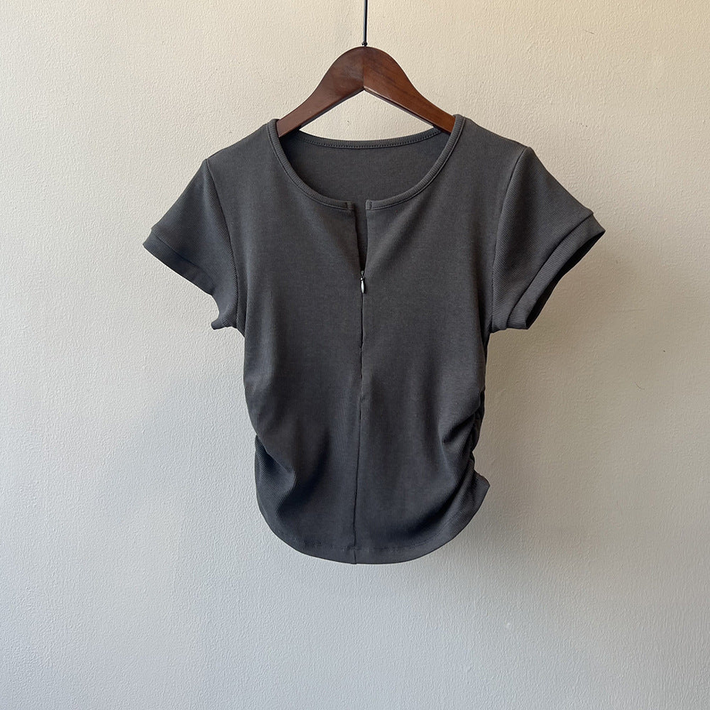 Pleated Short Top RH012949
