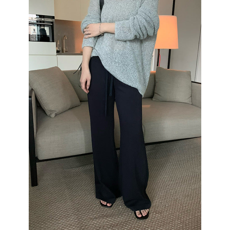 Drawstring Flared Pants R31107