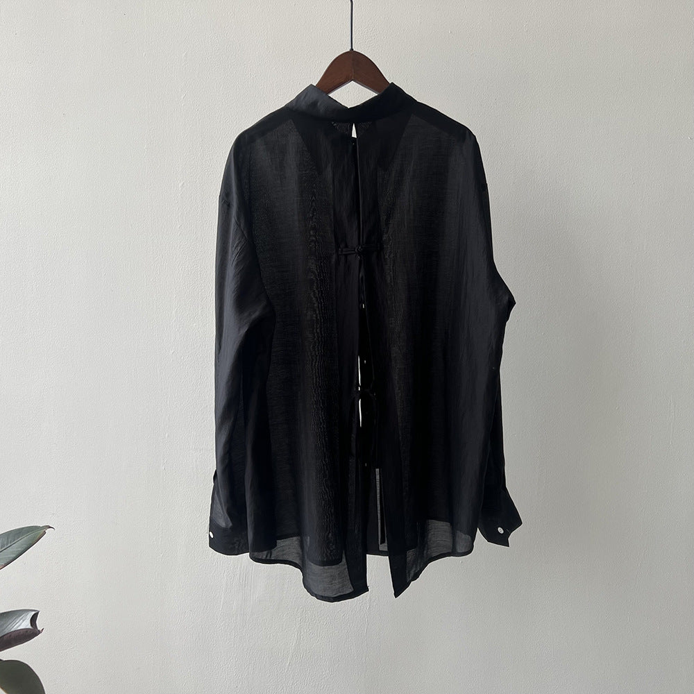 Back Split Shirt Top RH012960