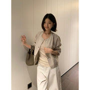 Ramie Cropped Jacket R31145