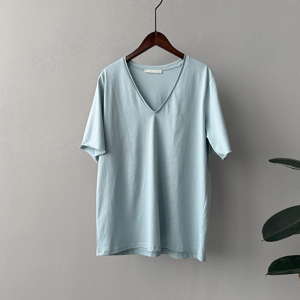 V-neck Short-sleeved T-shirt RH012942