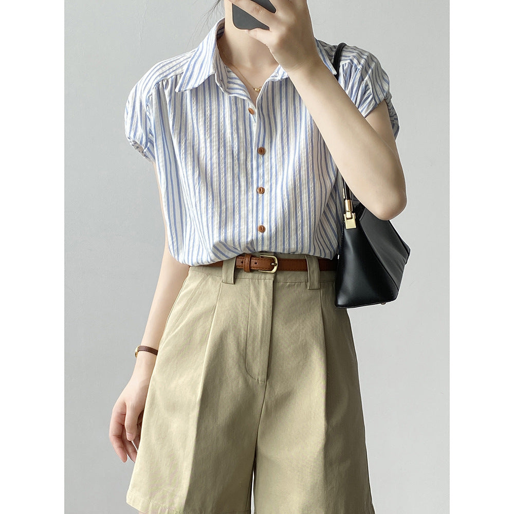 Vertical Loose Casual Shirt RH013030