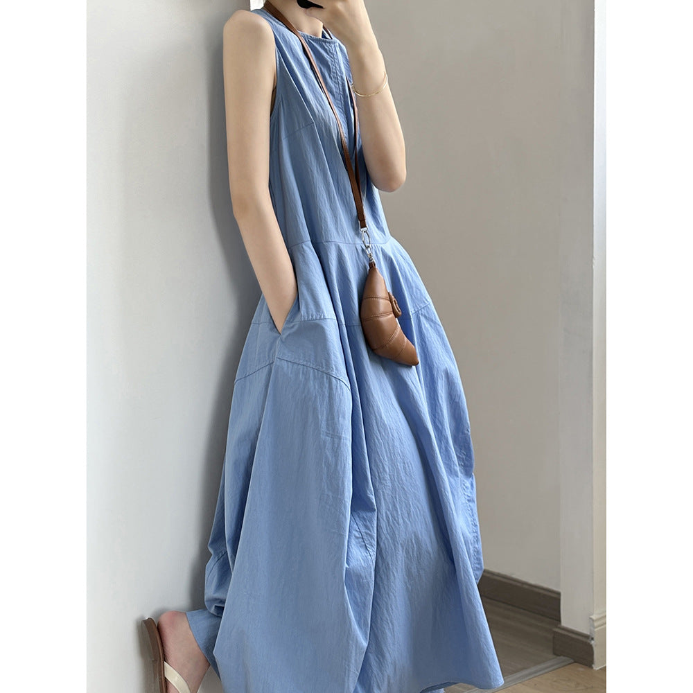 Sleeveless Dress Vest Skirt RH012950