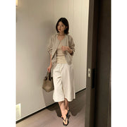 Ramie Cropped Jacket R31145