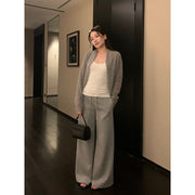 Drawstring Waist Tencel Pants R31151