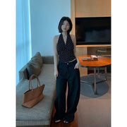 Vintage Wash Oversized Wide-Leg Jeans R31125