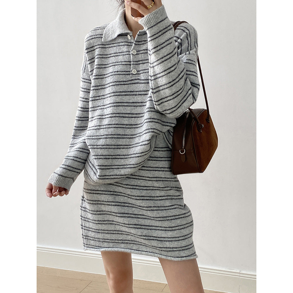 Striped Sweater Set RH013034