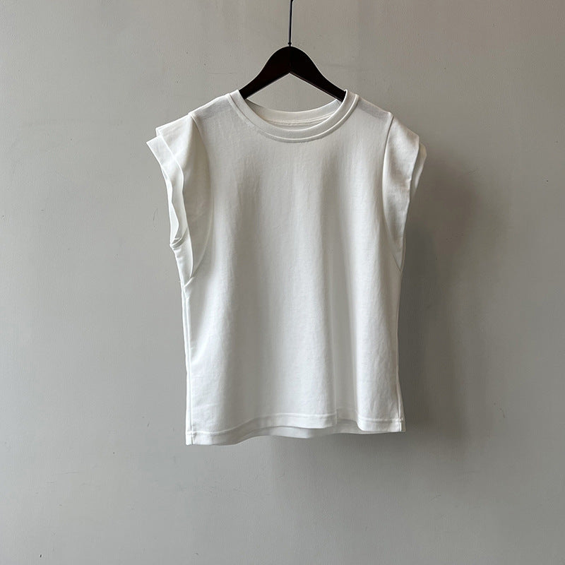 Sleeveless Crew Neck T-Shirt RH012941