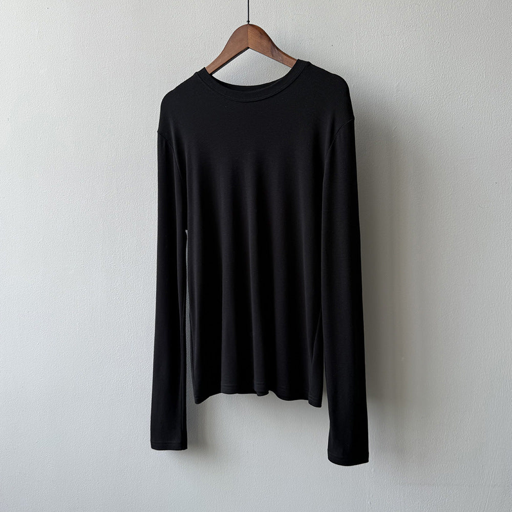 Tencel Wool Long-sleeved T-shirt RH013018