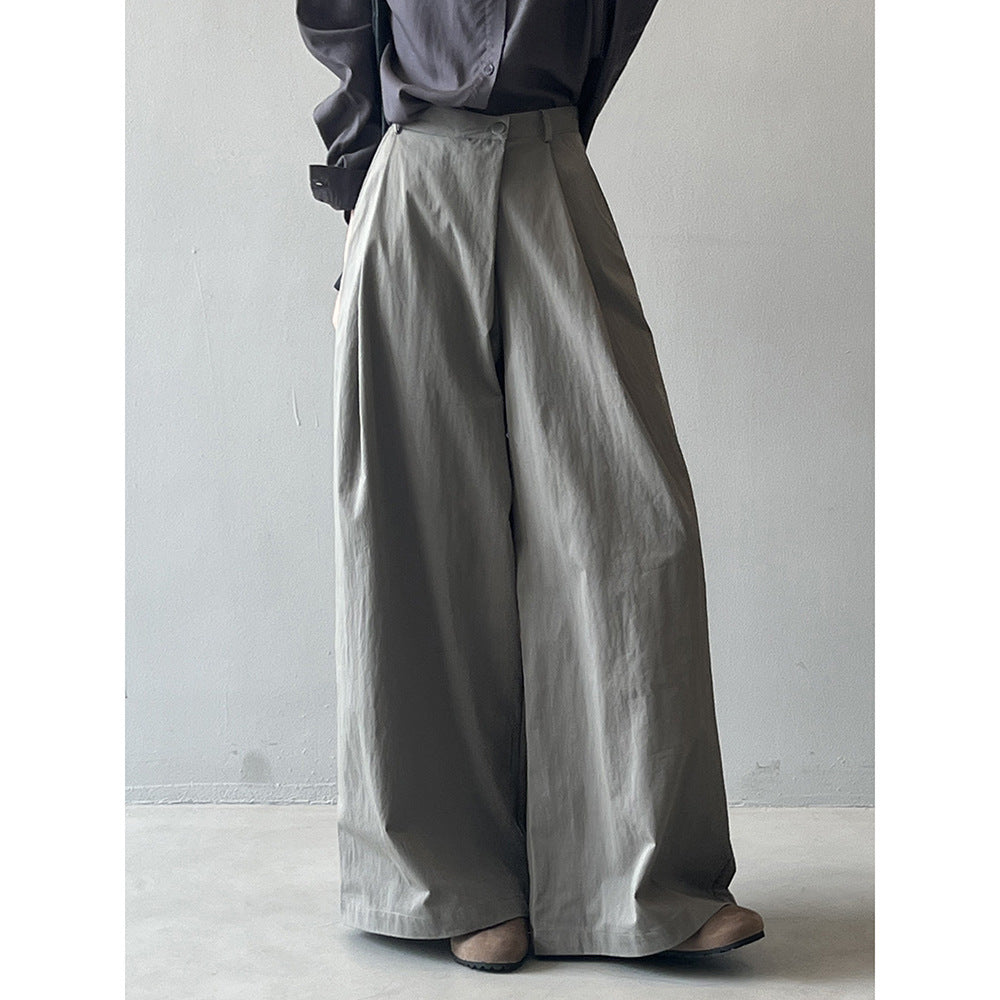 Casual High Waist Straight Trousers RH012992