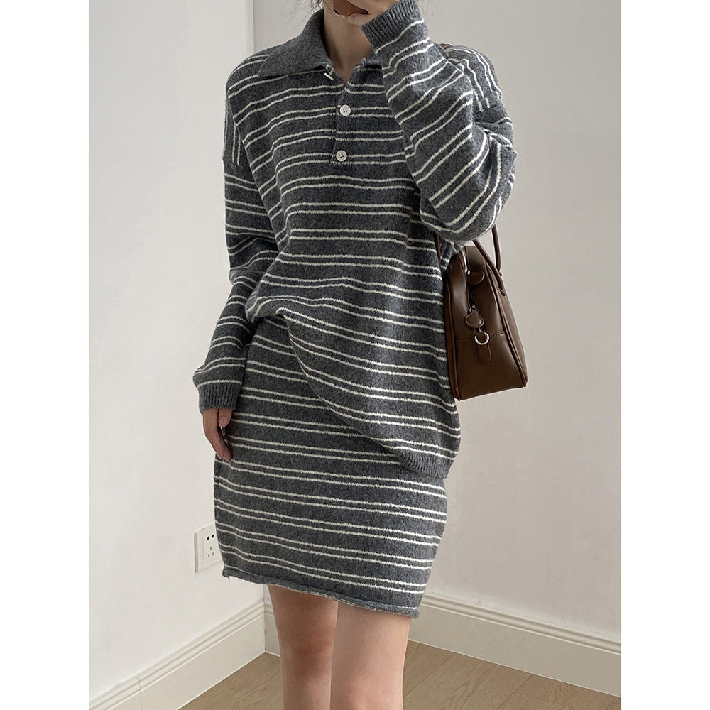 Striped Sweater Set RH013034