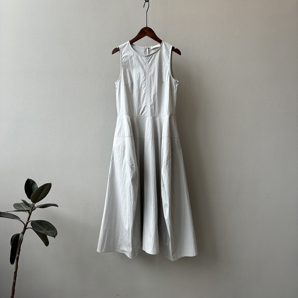 Sleeveless Dress Vest Skirt RH012950