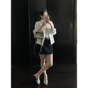 Embroidered Stand Collar Jacket R31138