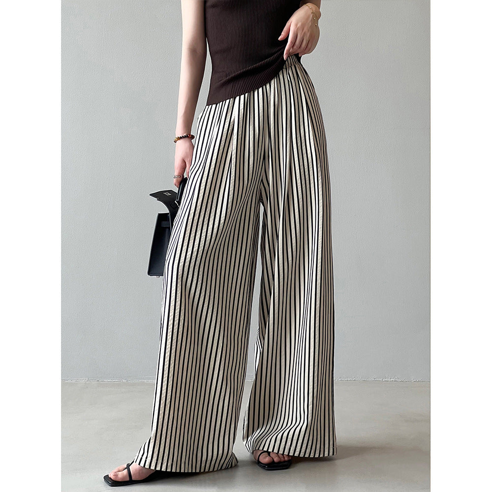 Striped Wide Leg Pants RH013003