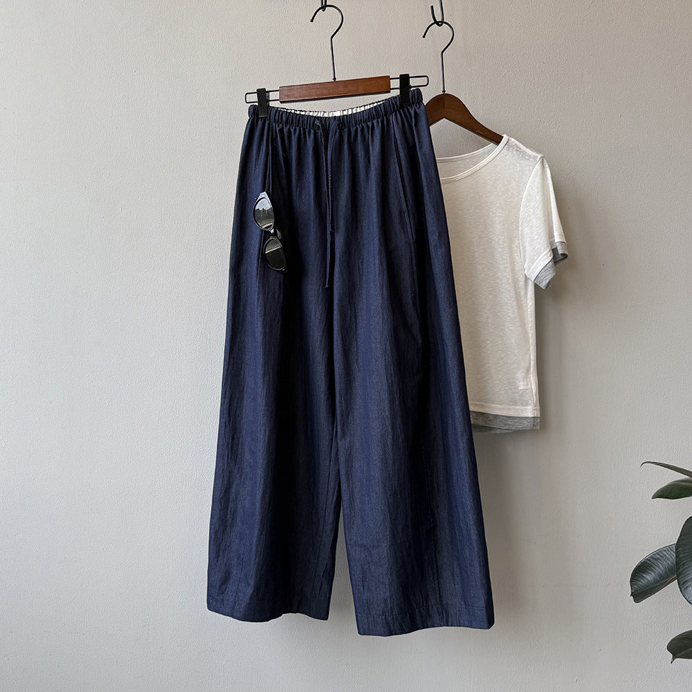 High Waist Tencel Cotton Jeans RH013002