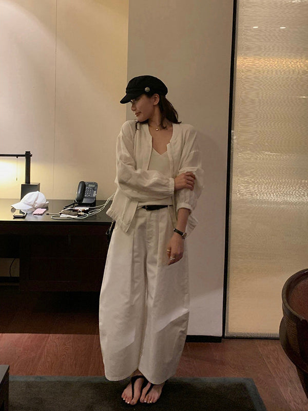 Linen Zip-Up Jacket R31143