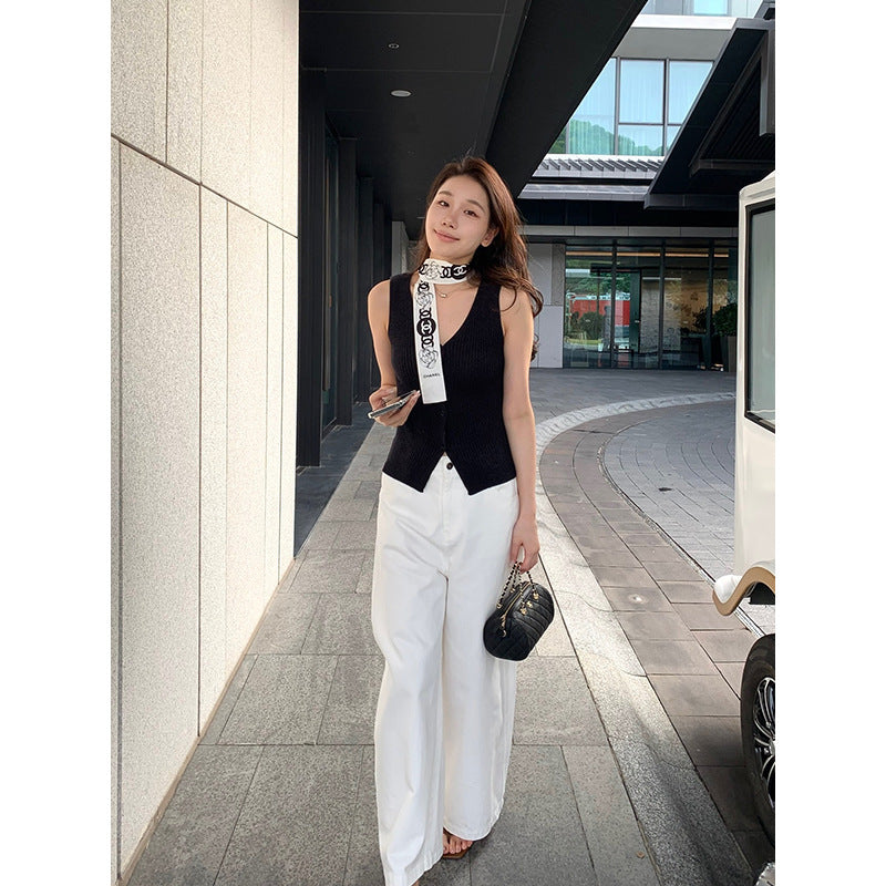 V-neck Knit Vest R31111