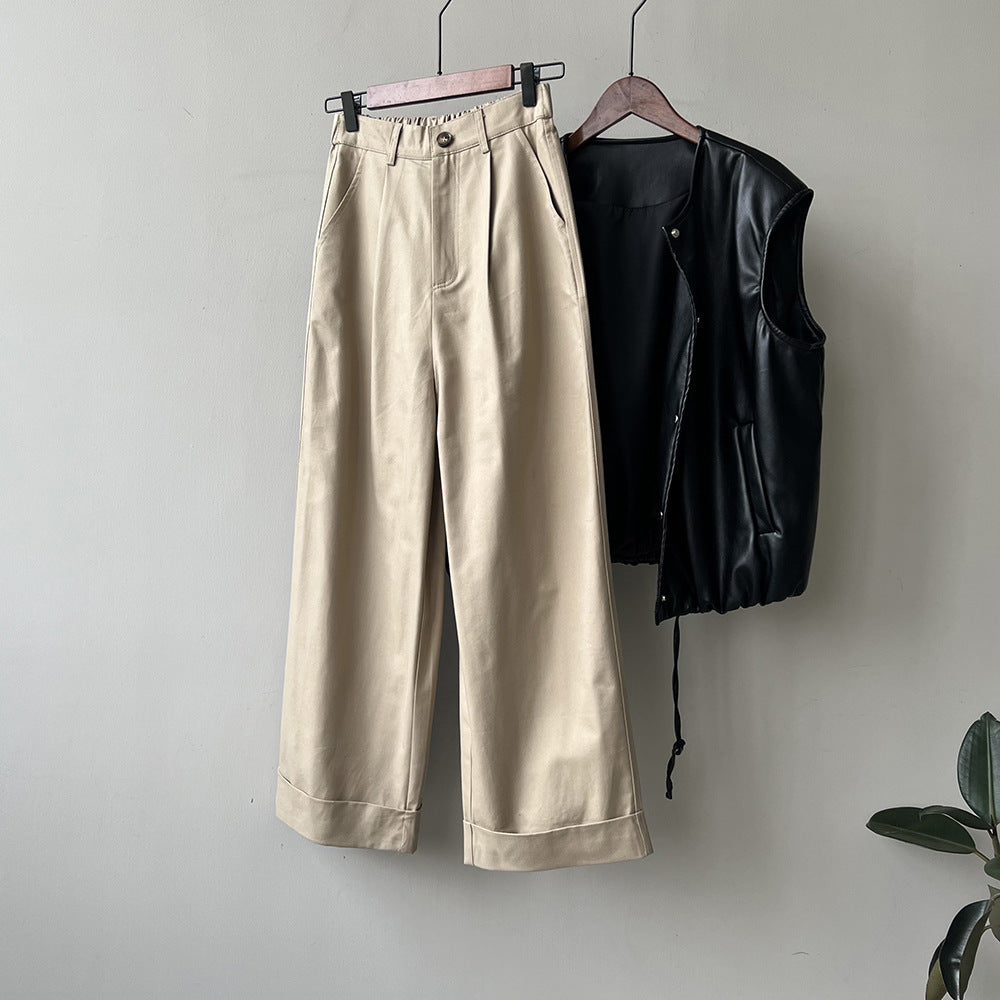 High Waist Wide Leg Slacks RH012993