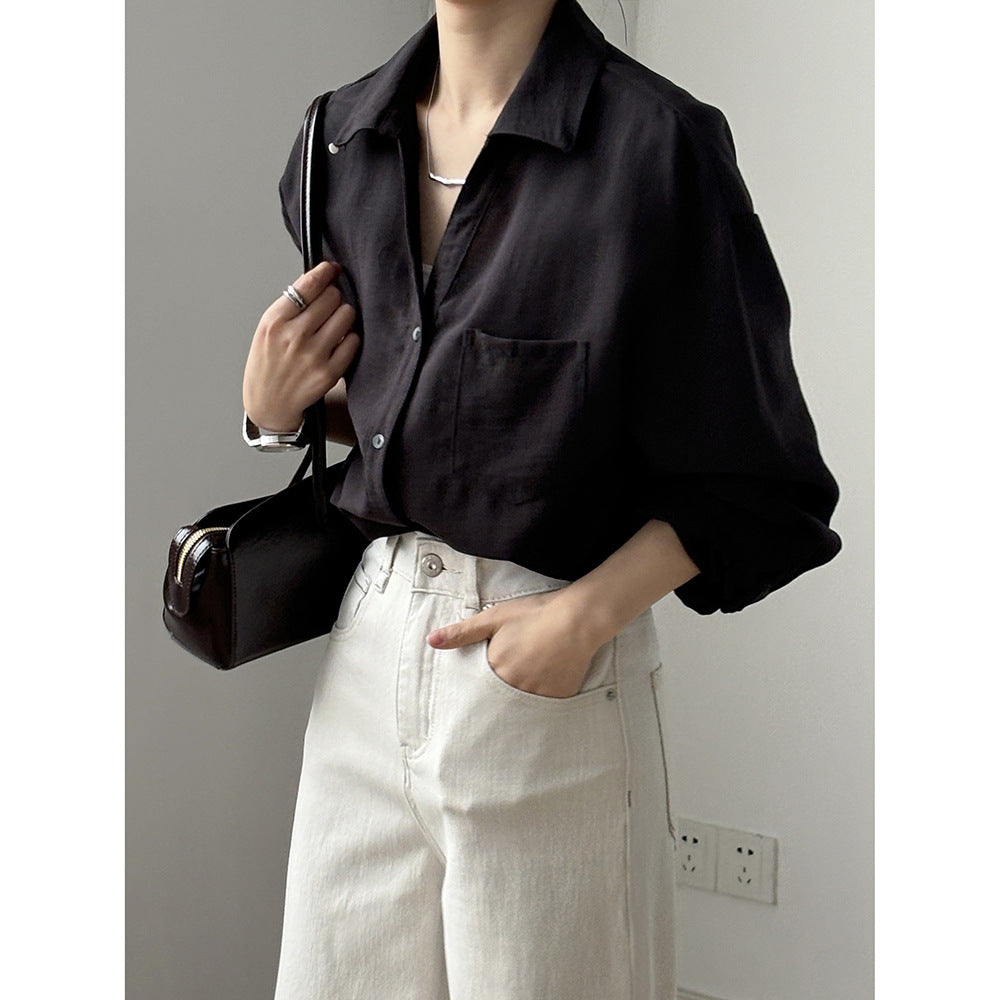 Simple Long-sleeved Loose Top RH012981