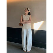 Hollow Crochet Knit Vest R31166