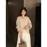 Ramie Cropped Jacket R31145