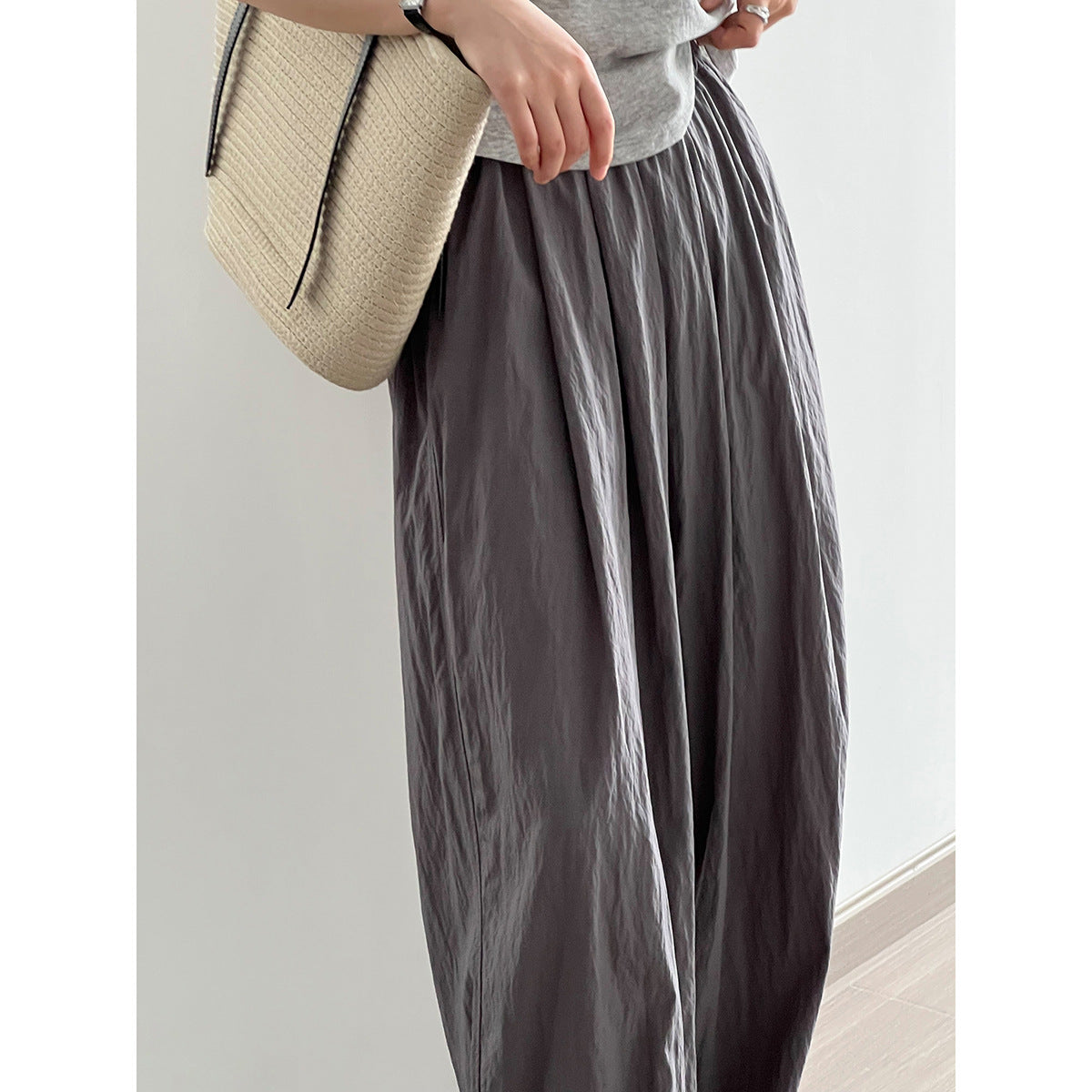 Thin Pleated Slacks Women RH012967