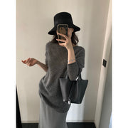 Mohair Round Neck Knit Top R31178