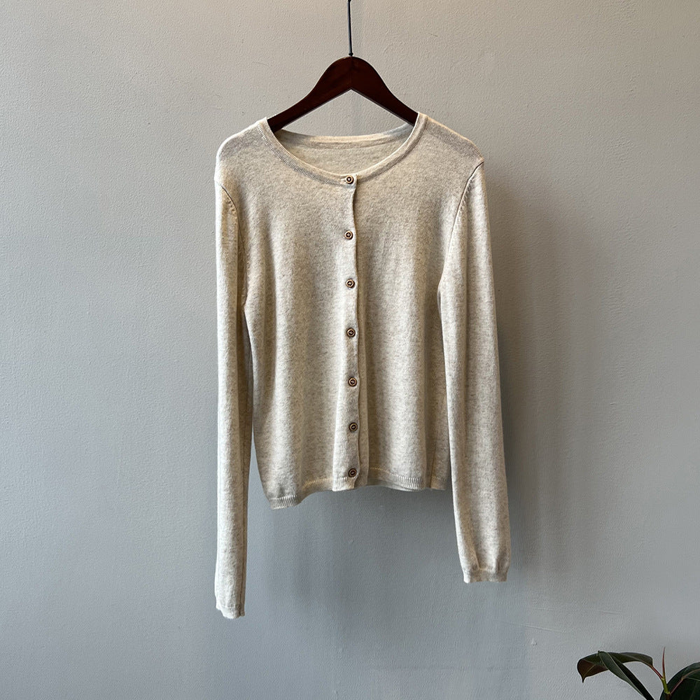 Striped Knitted Sweater Jacket RH012957