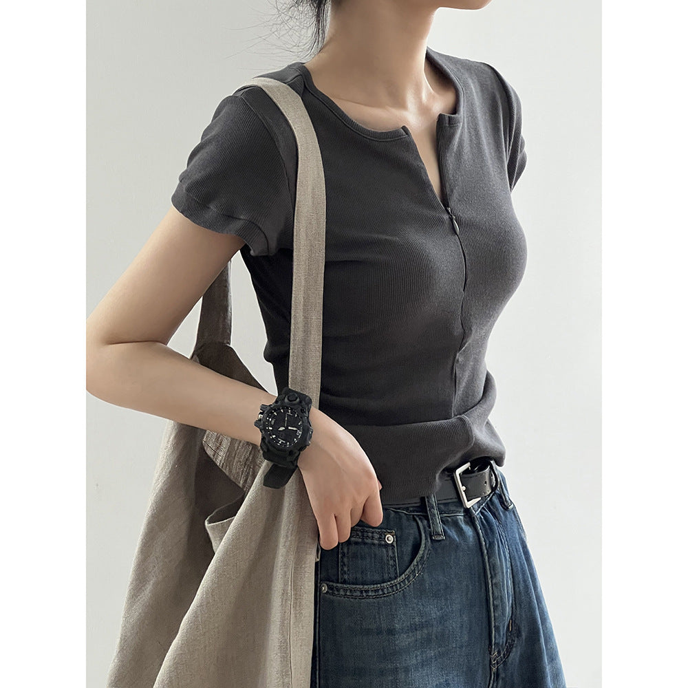 Pleated Short Top RH012949