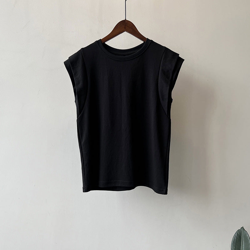Sleeveless Crew Neck T-Shirt RH012941