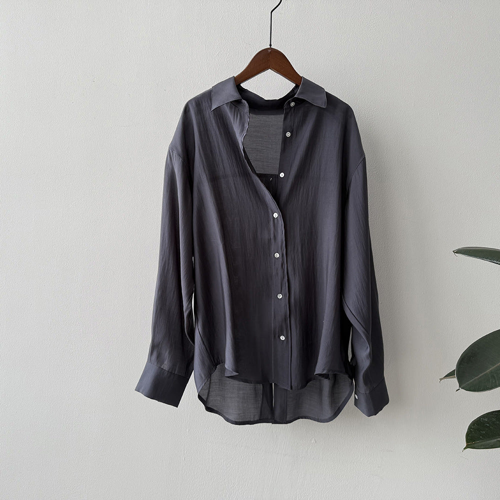 French Back Split Shirt RH012955