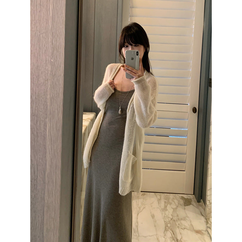 U-neck Slip Dress R31131