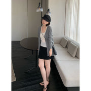 Relaxed V-Neck Knit Cardigan R31177