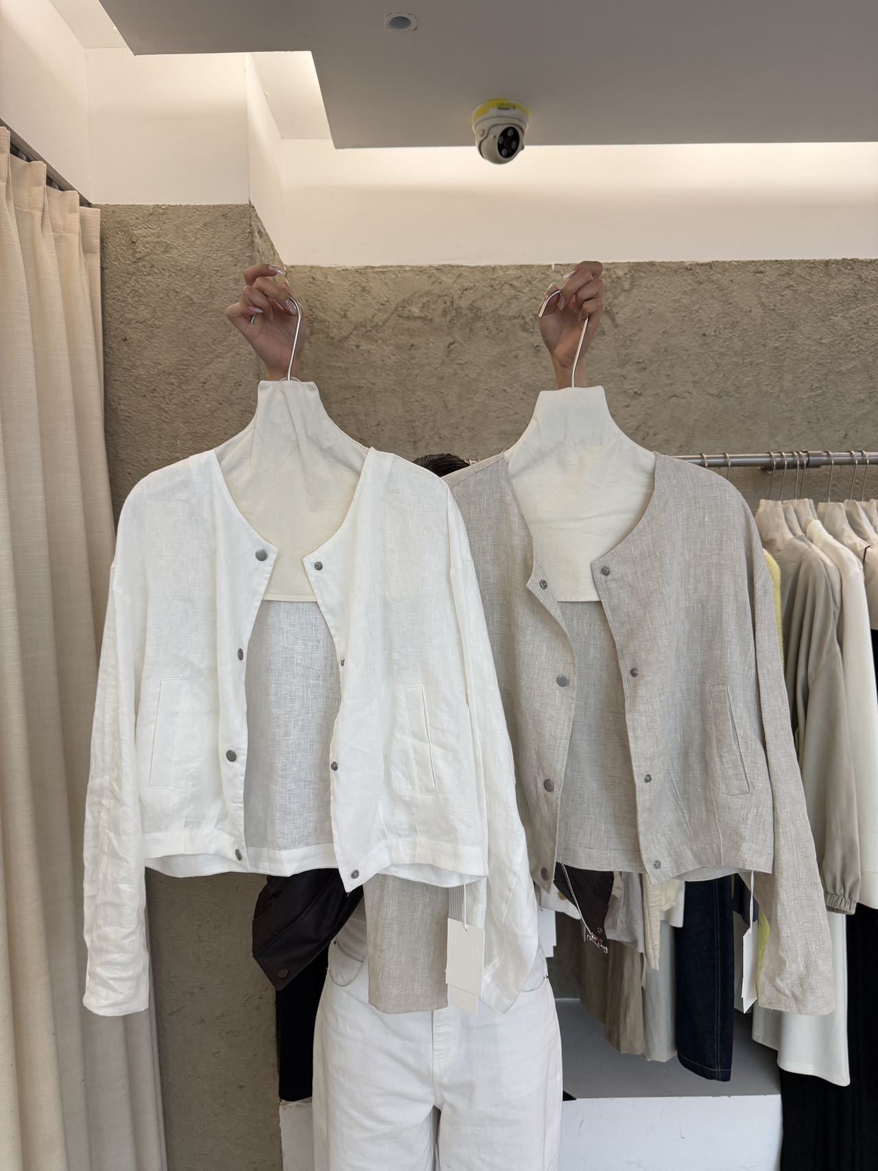 Ramie Cropped Jacket R31145