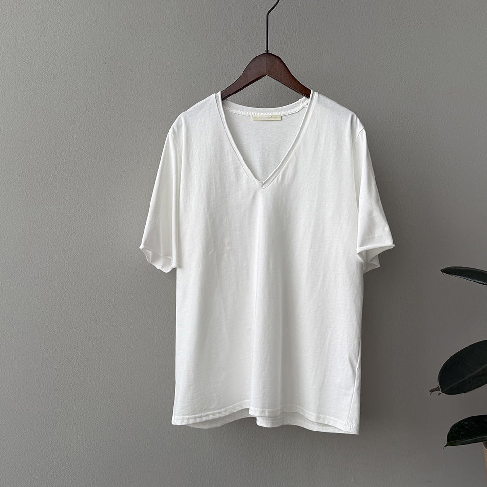 V-neck Short-sleeved T-shirt RH012942