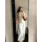 Hollow Crochet Knit Vest R31166