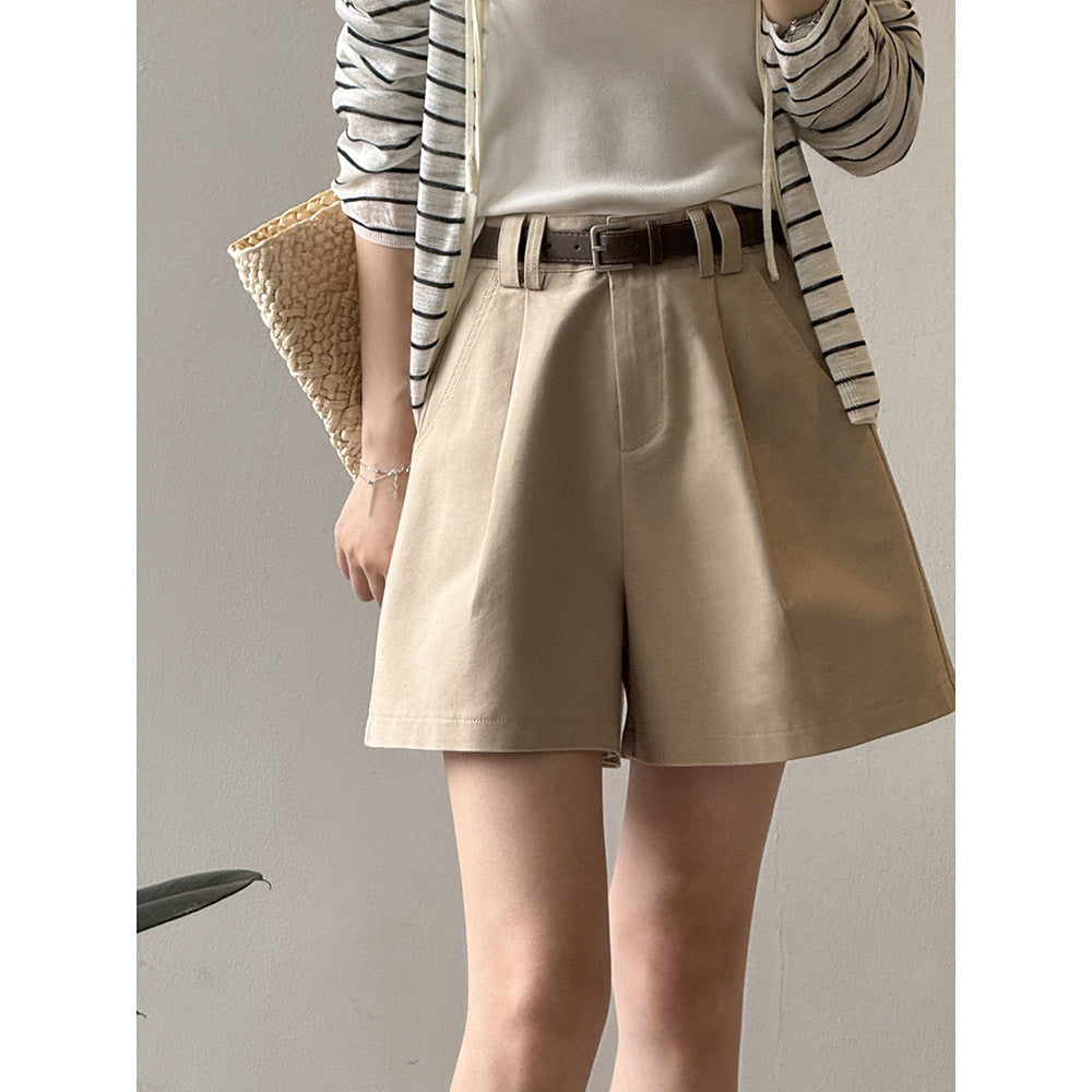 Solid Color Suit Shorts RH012970