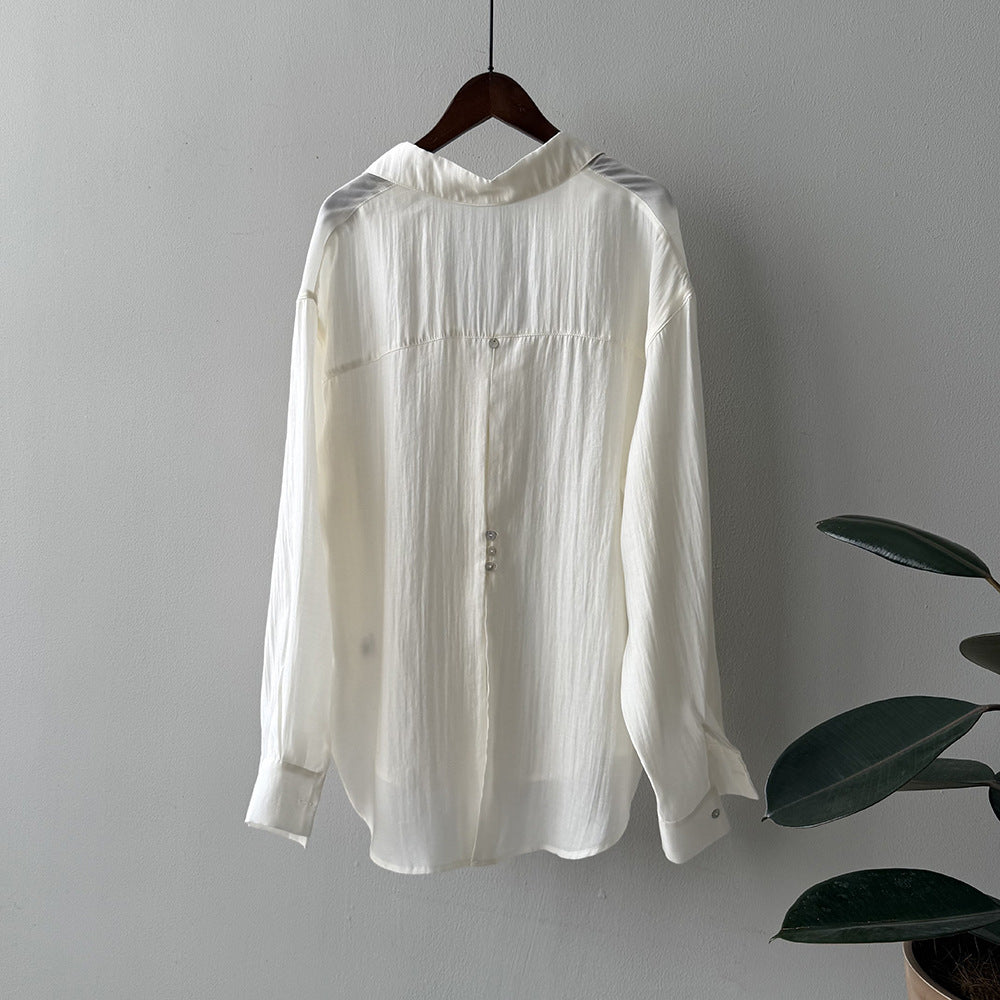 French Back Split Shirt RH012955