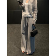 Drawstring Waist Tencel Pants R31151