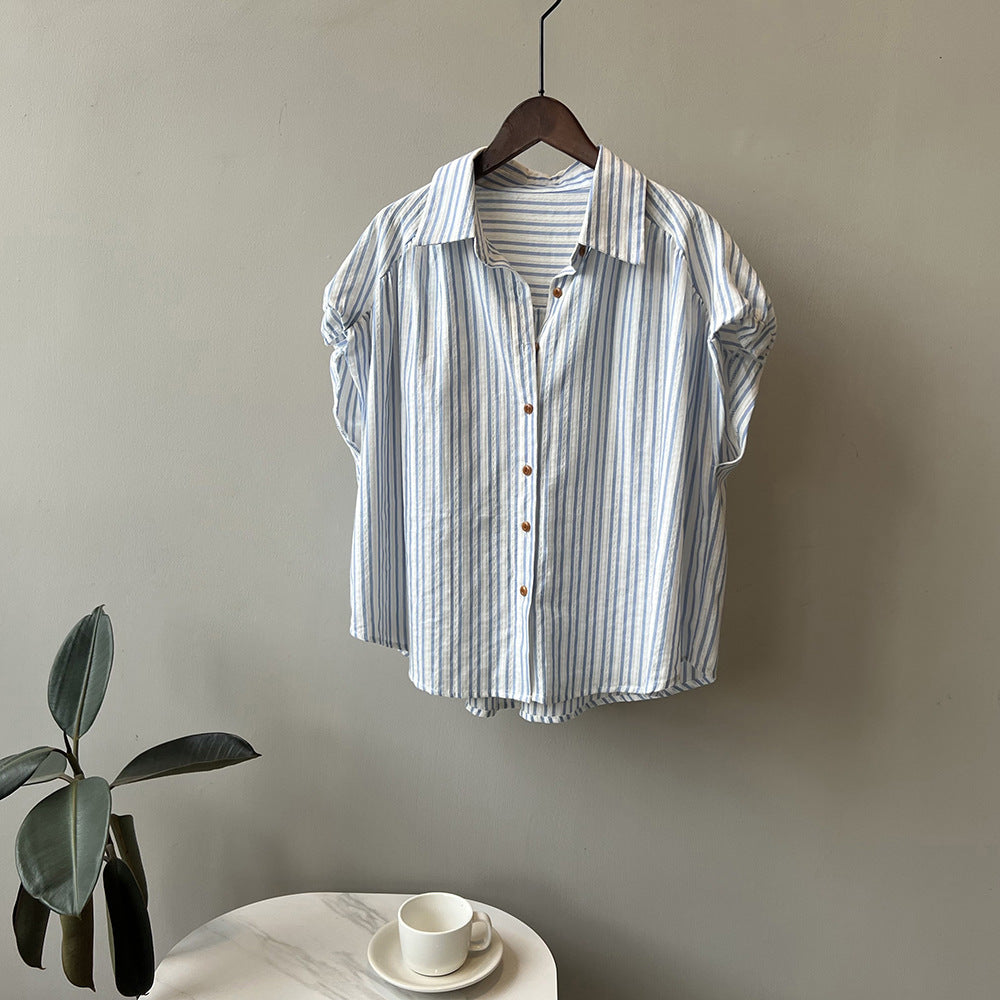 Vertical Loose Casual Shirt RH013030