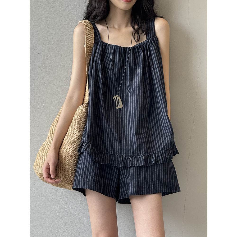 Striped Vest Set RH013035